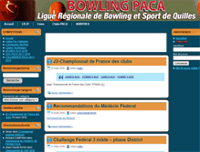 Tablet Screenshot of bowlingpaca.fr