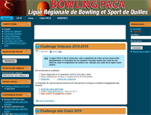 Tablet Screenshot of news.bowlingpaca.fr